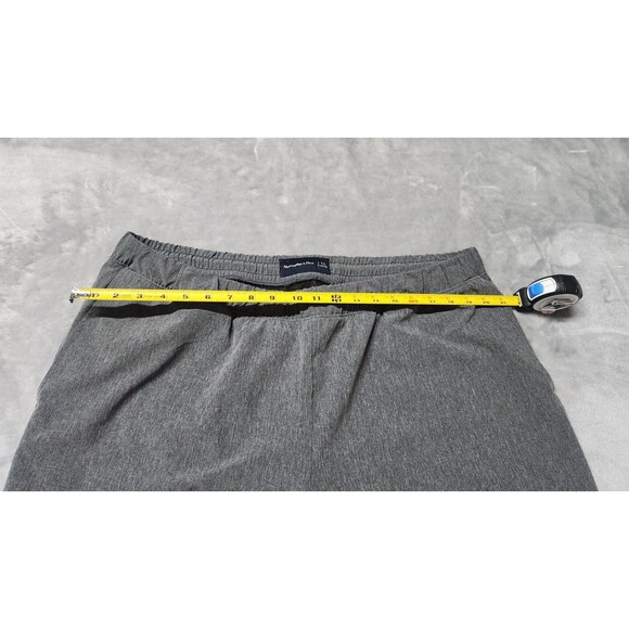 Abercrombie & Fitch Men's XXL Gray Mesh Pull On Athletic Shorts - Picture 8 of 8